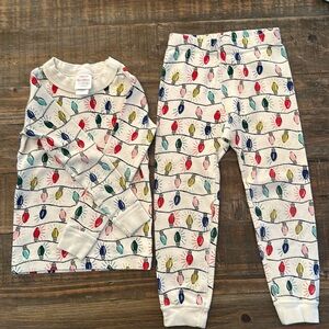 Kids Holiday Long John Pajama Set